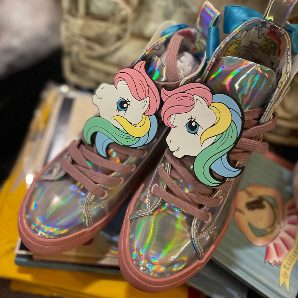My little pony iridescent shoes